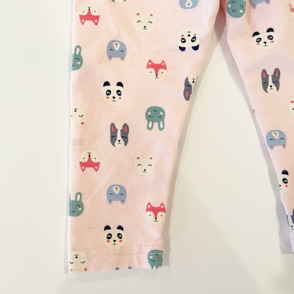 Carter’s 12M polka dot and ruffled animal print leggings - Picture 8 of 11